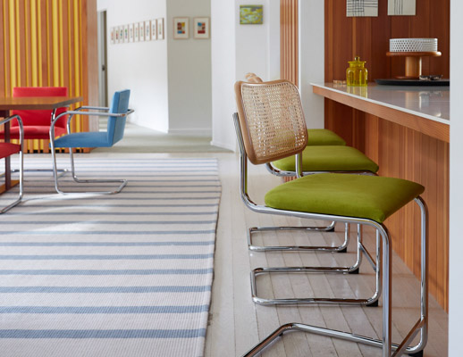 Marcel Breuer Cesca bar stool brno chair mies van der rohe