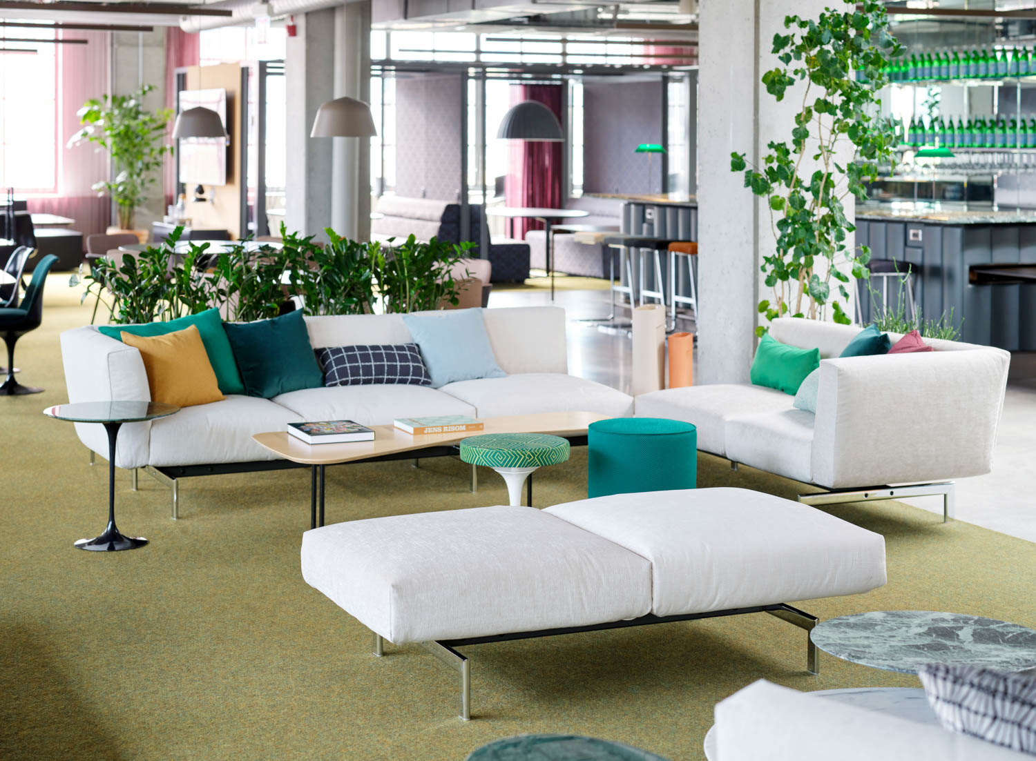 avio sofa system saarinen side table tulip stool rockwell unscripted upholstered seat muuto ambit pendant coffee table by alexander girard girard table