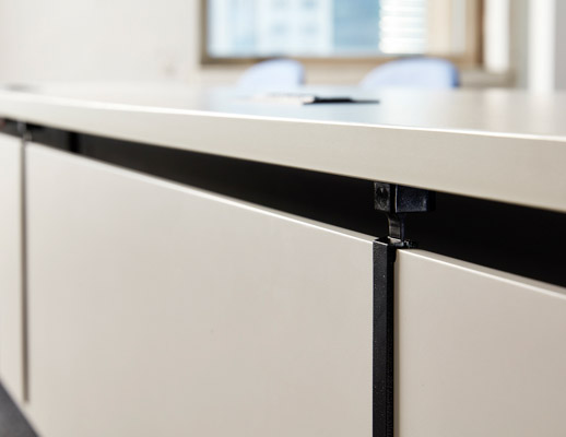 pixel c-leg table flip top modesty screens