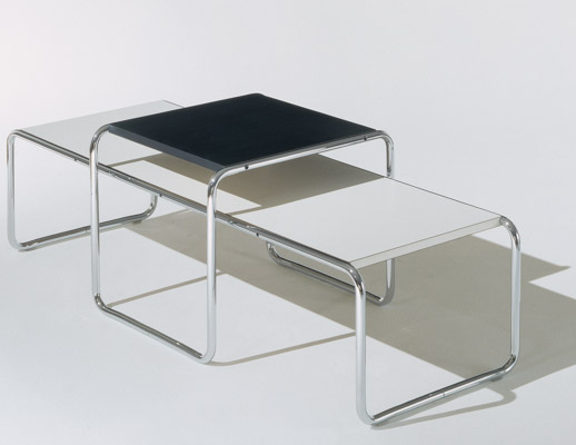 Knoll black and white Marcel Breuer Table