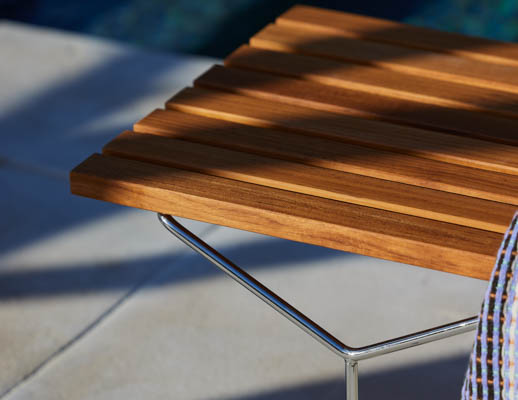 Bertoia Outdoor Bench details