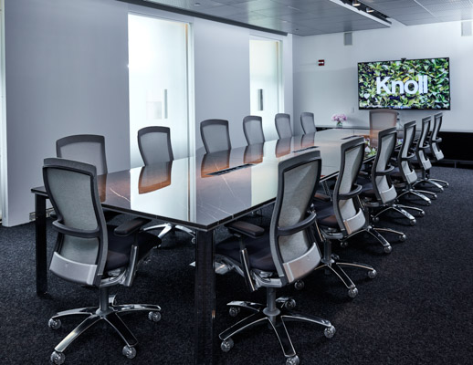 neocon 2018 hospitality at work LSM conference table life chairs conference room meeting room