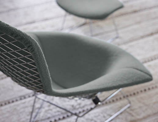 Bertoia Bird Lounge Chair Ottoman