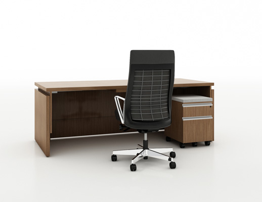 Reff Profiles Private Office height adjustable Desk mobile pedestal cushion
